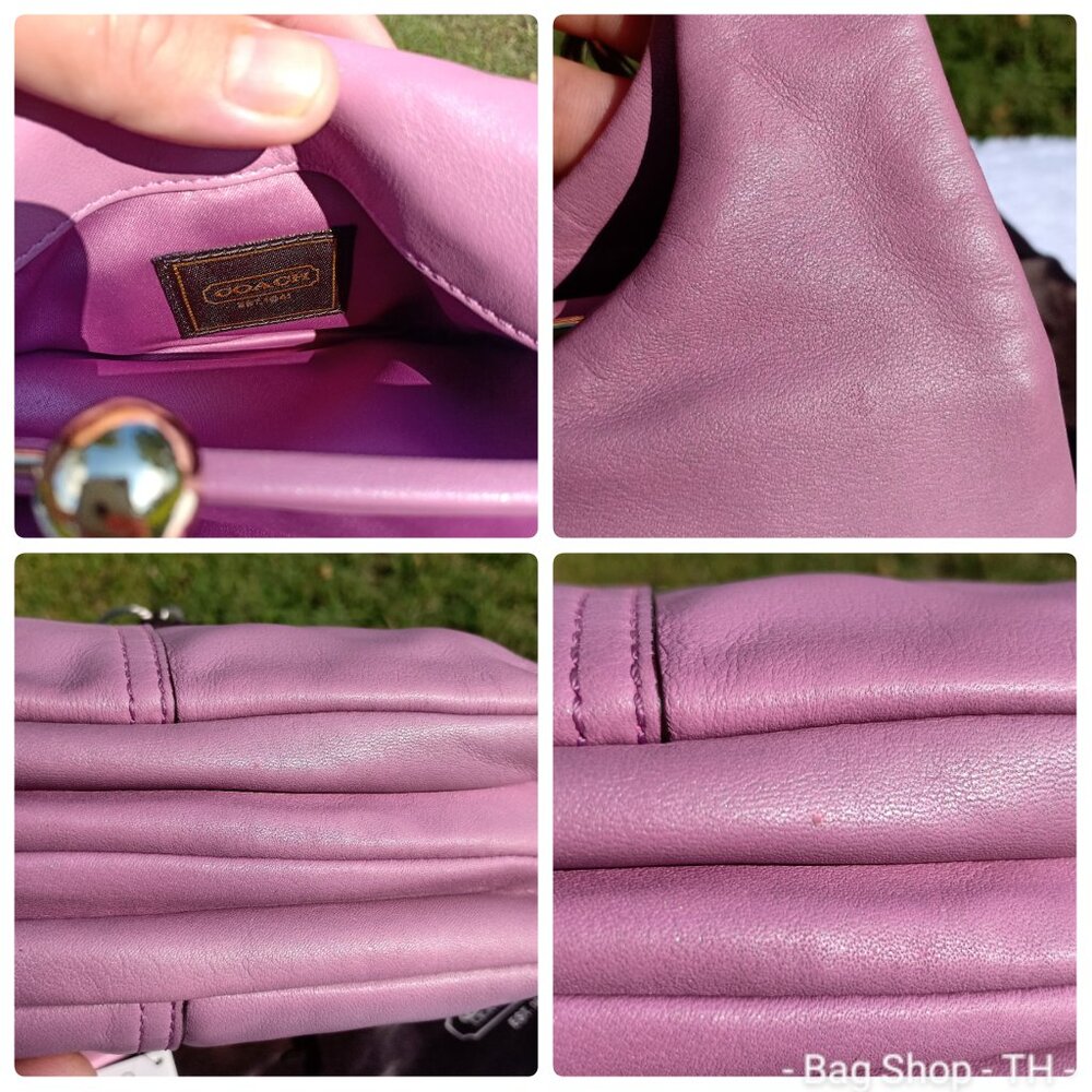 Rare Coach Kiss lock Mini Hobo bag - Pink - Picture 9 of 16